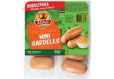 MINI SARDELES ČIK&GATAVS ĀDAŽI 2X400G