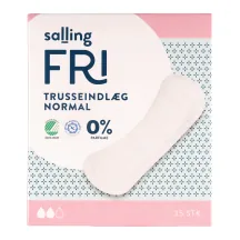 HIGIĒNISKIE IELIKTNĪŠI SALLING FRI NORMAL, BEZ SMARŽVIELĀM 35GAB