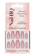 NAIL HQ ALMOND STRAWBERRY GLAZE MĀKSLĪGO NAGU KOMPLEKTS