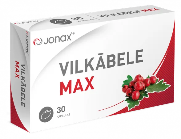 Jonax vilkābele max kapsulas, 30 gab.