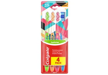 ZOBU BIRSTES COLGATE TWISTER SOFT 4GAB.
