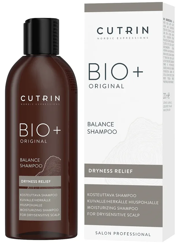 Cutrin BIO+ Originals balansējošais šampūns, 200 ml