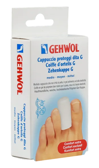 Gehwol P-Gel Zehenkappe G cepurīte pirkstam, 2 gab.