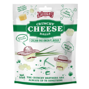 KRAUKŠĶĪGAS SIERA BUMBIŅAS AR KRĒJUMA UN SĪPOLU GARŠU 45% 40G