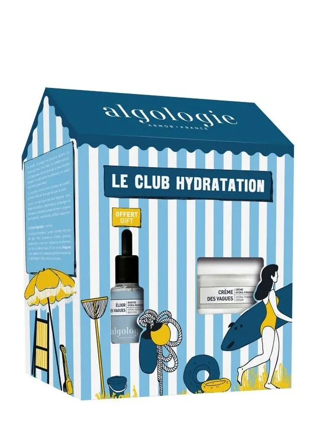 Algologie mitrinošs komplekts sejai - hydra tender krēms 50 ml + hydra serums 12,5 ml