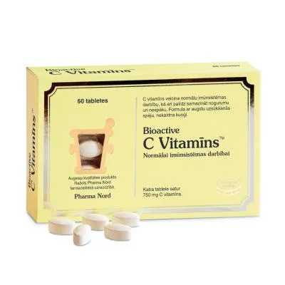 Bioactive C vitamīns 750 mg tabletes N60