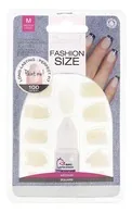DEPEND FASHION SIZE M SQUARE MĀKSLĪGO NAGU KOMPLEKTS, 100GAB.