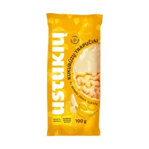 KUKURŪZAS GALETES USTUKIU MALUNAS AR BANĀNU GARŠAS GLAZŪRU 90G