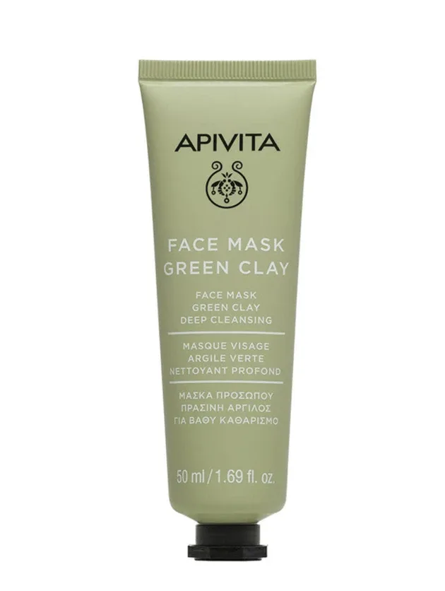 Apivita zaļās māla sejas maska, 50 ml