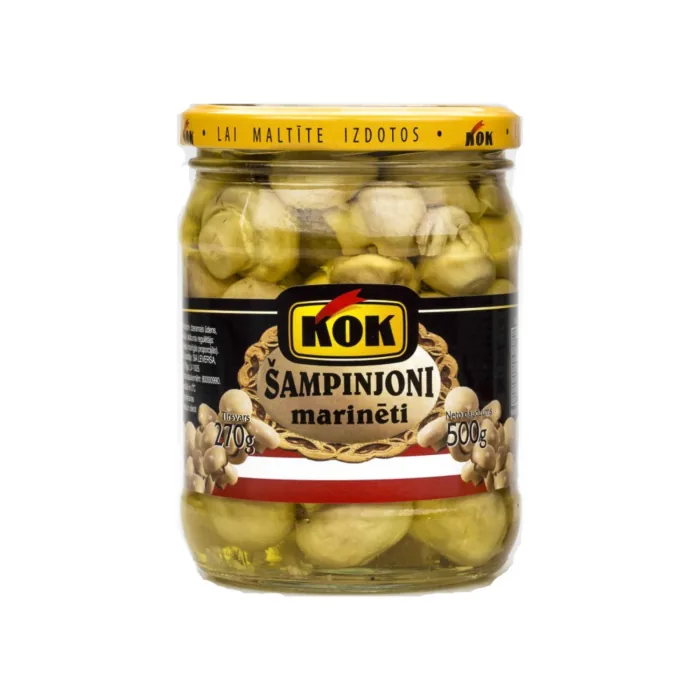 MARINĒTI ŠAMPINJONI KOK 500G/270G
