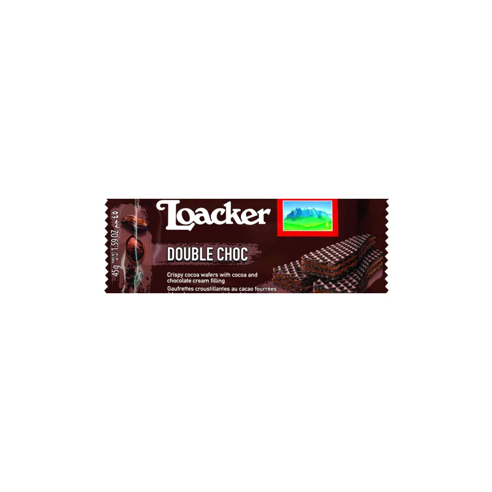 LOACKER CLASSIC DOUBLE CHOC 90G