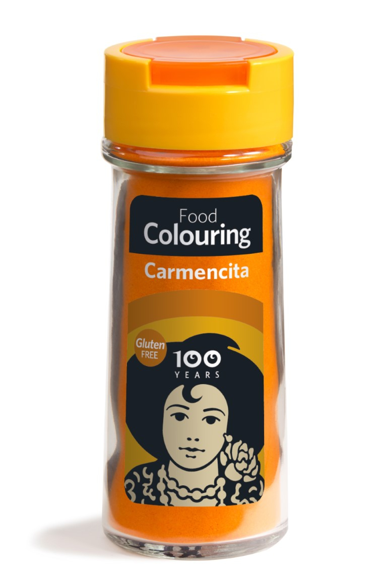 PĀRTIKAS KRĀSVIELA CARMENCITA, ORANŽA, 65G