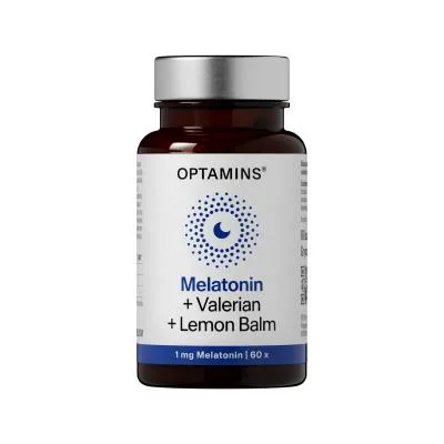 Optamins Melatonin + Valerian + Lemon balm kapsulas N60