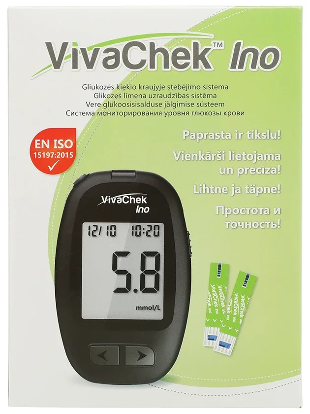 Glikometrs Vivachek Ino System, 1 gb.