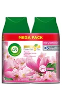 AIR WICK FRESHMATIC MAGNOLIA&CHERRY BLOSSOM DUO AUTOMĀTISKĀ GAISA ATSVAIDZINĀTĀJA REZERVES, 2X250ML
