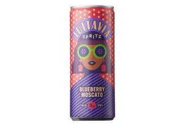 Aromātisks dzirkstošā vīna dzēriens Tuttavia Blueberry 5% 0,25 l D