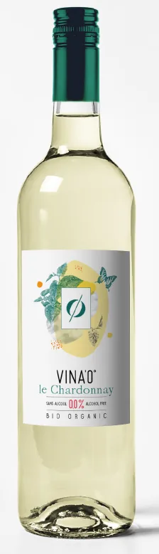BEZALKOHOLISKS BALTVĪNS VINA'0 CHARDONNAY, BIO, 0.75L(DEP)