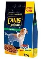 SUŅU BARĪBA CANIS MINOR AR VISTAS GARŠU, 2,2KG