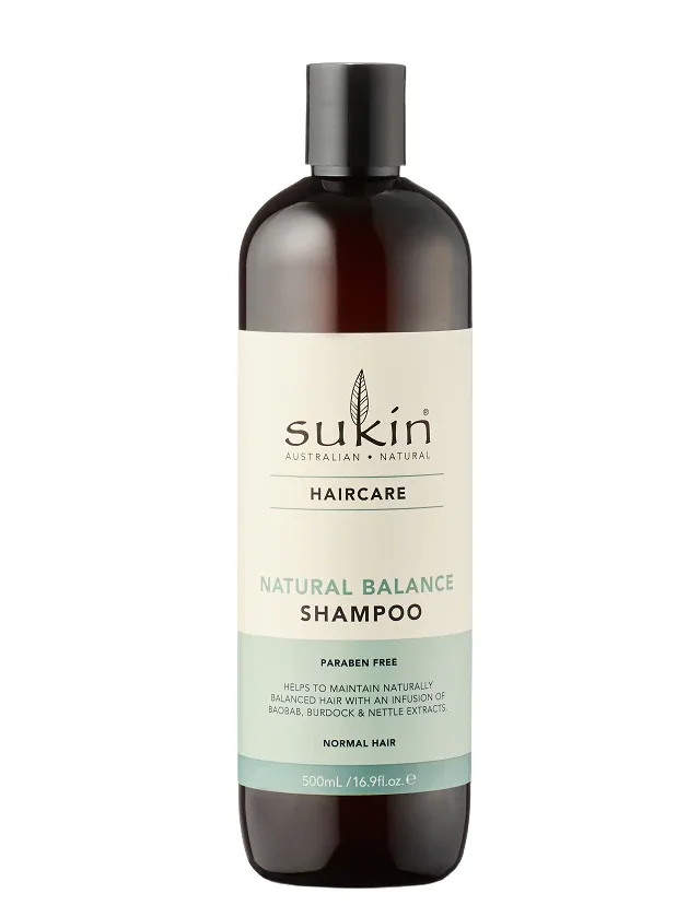 Sukin līdzsvarojošs šampūns ar nātru, dadžu un kosu ekstraktu, 500 ml