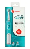 KRUIDVAT ESSENTIAL CLEAN+ ELEKTRISKĀ ZOBU BIRSTE AR LĀDĒTĀJU
