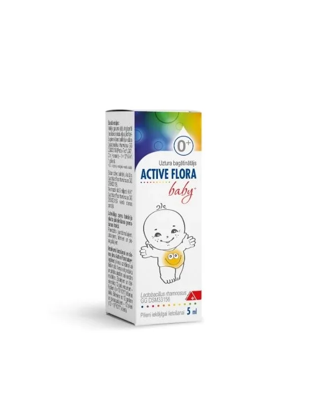 Active flora baby+ pilieni, 5 ml