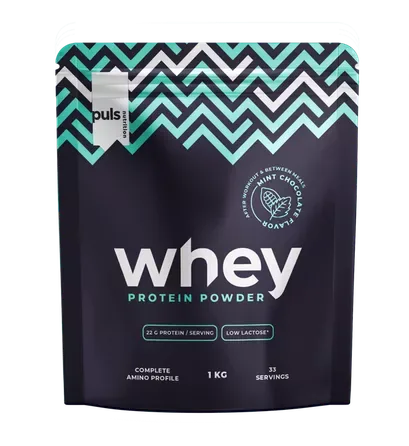 Puls Nutrition Whey Protein Mint chocolate pulveris, 1000 g