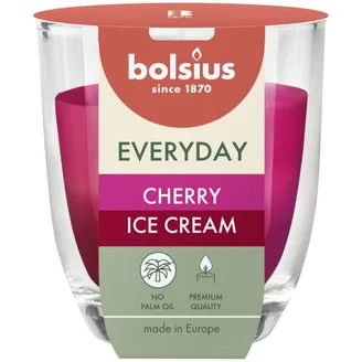SVECE GLĀZĪTĒ AROM. BOLSIUS CHERRY ICECREAM 21H 7X8CM