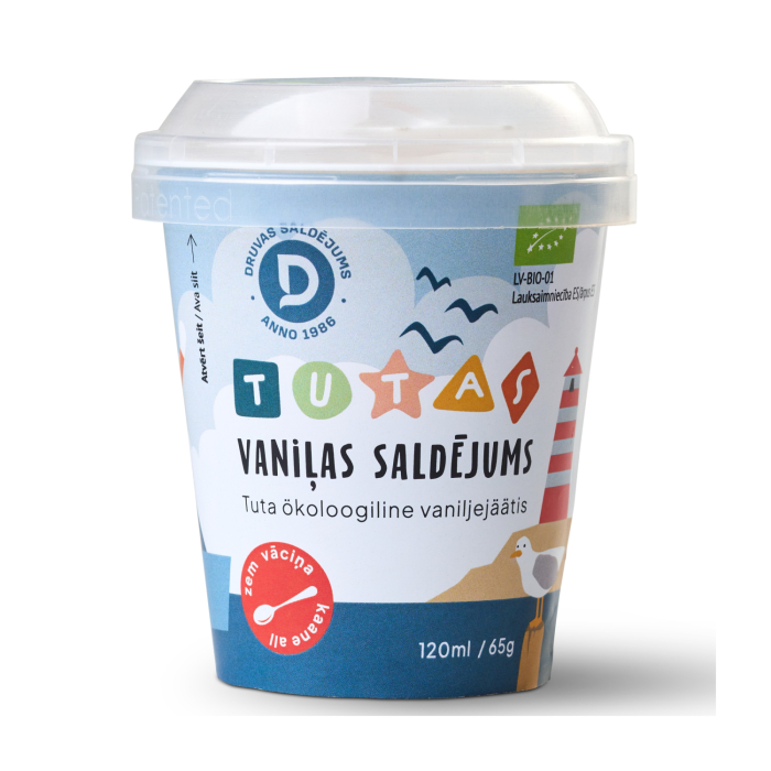 SALDĒJUMS TUTAS VANIĻAS BIO 120ML/65G