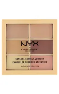 NYX PROFESSIONAL MAKEUP KONSĪLERU PALETE, 01 LIGHT, 9G