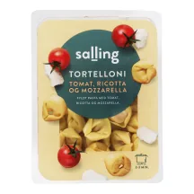 PASTA SALLING TORTELLONI AR TOMĀTIEM, RIKOTA UN MOCARELLA SIERU 250G