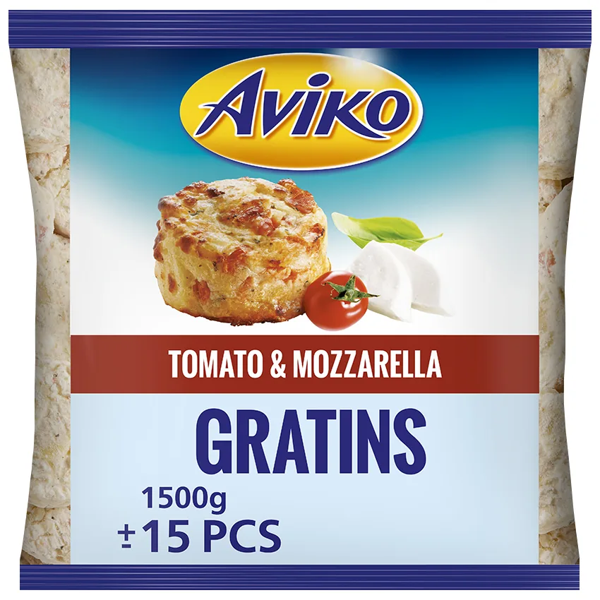 SALDĒTI GRATĒNI GRATINS TOMATO & MOZZARELLA AVIKO 1,5KG