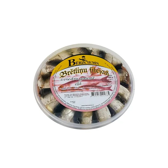 BRĒTLIŅU FILEJAS ZVIEDRU GAUMĒ EĻĻĀ 160G, BĒRZCIEMS