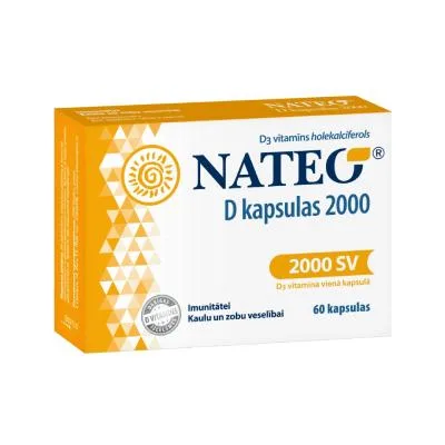 Nateo D 2000 SV kapsulas N60