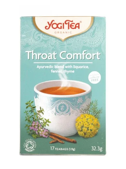 Tēja yogi throat comfort, 30,6 g