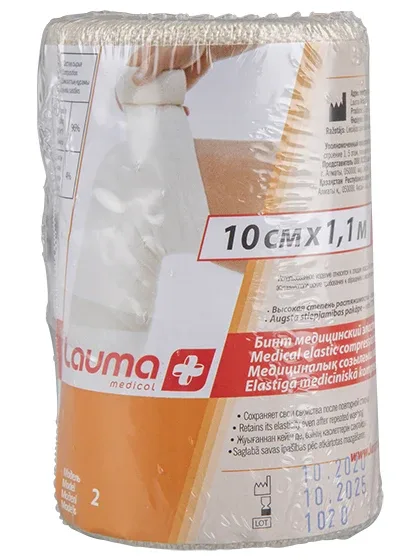 Lauma Medical elastīgā saite 10 cm X 1,1 m, 1 gb.