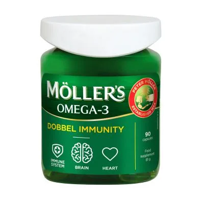 Mollers dobbel immunity kapsulas N90
