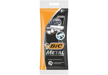 VIENREIZĒJ.SKUVEKĻI BIC METAL VĪR. 5GAB.
