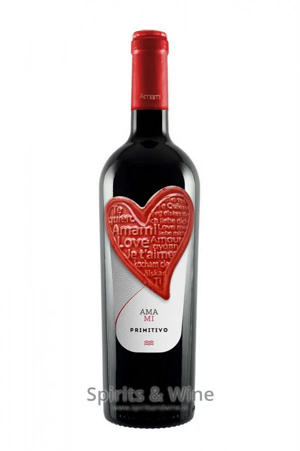 Красное вино Amami Primitivo Puglia IGP