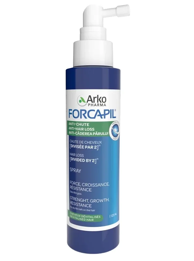 Forcapil Anti-Hair Sprejs kas palīdz samazināt matu izkrišanu, 125 ml