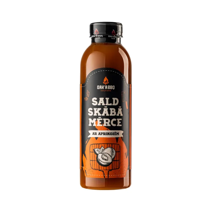 SALDSKĀBĀ MĒRCE OAK'A BBQ AR APRIKOZĒM 600G