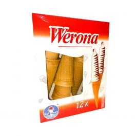 VAFEĻU KONUSI VERONA H13,3CM 12 GAB.