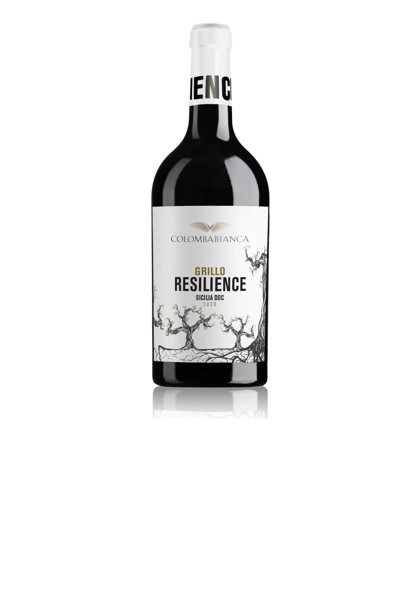 Baltvīns Colomba Bianca BIO Resilience Grillo sicilia DOC, sauss, 12,5%-13%, 0,75 l