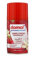 DOMOL SIMPLY FRESH VANILLA&CHERRY AUTOMĀTISKĀ GAISA ATSVAIDZINĀTAJA REZERVE, 250ML