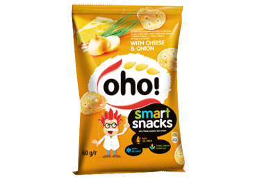 ČIPSI OHO AR SIERU UN SĪPOLIEM 60G