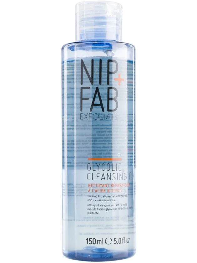 Nip+Fab Glycolic putojošs līdzeklis sejas attīrīšanai, 150 ml