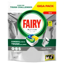 TRAUKU MAZGĀŠANAS KAPSULAS FAIRY PLATINUM LEMON 81GAB.
