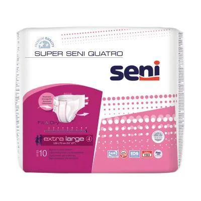Трусики-подгузники для взрослых Super Seni Quatro, размер XL, 10 шт.