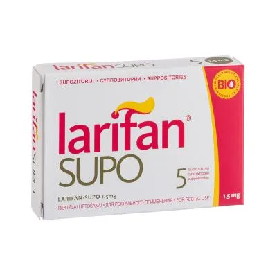 Larifan Supo 1,5 mg supozitoriji N5