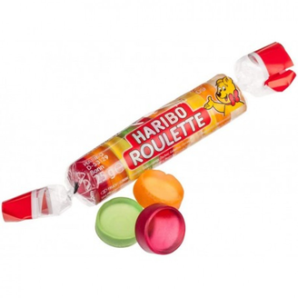 ŽELEJKONFEKTES HARIBO ROULETTE 25G