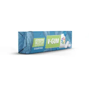 KOŠĻĀJAMĀ GUMIJA PEPPERMINT AR PIPARMĒTRAS GARŠU 14G